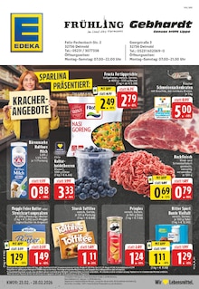 EDEKA Prospekt der Woche "Aktuelle Angebote" Seite 1, 23.02.2026 bis 28.02.2026 für Detmold Aktueller EDEKA Prospekt "Aktuelle Angebote" Seite 1 von 26 Seiten für Detmold