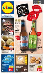 Catalogue Lidl à Paray-Vieille-Poste, avec 1 page Prospectus Lidl à Paray-Vieille-Poste, "Foire à la bière", 1 page, 28/07/2021 - 03/08/2021