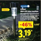 Mini-LED-Solar-Leuchten von Livarno im aktuellen Lidl Prospekt