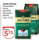 Krönung im Angebot bei GLOBUS in Wolfenbüttel Krönung Angebote von Jacobs bei GLOBUS Wolfenbüttel für 5,75 €