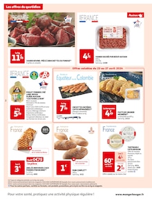 Prospectus Auchan Supermarché de la semaine "Auchan supermarché" avec 2 pages, valide du 23/04/2024 au 28/04/2024 pour Lens et alentours