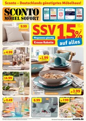 Weinglas im Sconto SB Prospekt in Freital Aktueller Sconto SB Prospekt mit Weinglas, "SSV 15% AUF ALLES", Seite 1