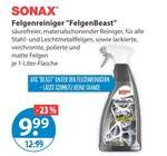 Felgenreiniger 'FelgenBeast' im V-Markt Prospekt Felgenreiniger 'FelgenBeast' von Sonax im aktuellen V-Markt Prospekt für 9,99 €