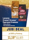 Crema E Aroma/Espresso Cremoso Angebote von Lavazza bei Metro Leverkusen für 11,97 €