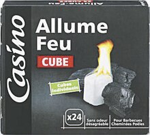 Allume feu 24 cubes - Géant Casino à Athis-Mons Allume feu 24 cubes en promo chez Géant Casino Athis-Mons à 1,20 €