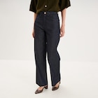 La Halle Lanester - Promo Jean large taille haute ceinture tressée denim brut femme Promo Jean large taille haute ceinture tressée denim brut femme à 29,99 € dans le catalogue La Halle à Lanester