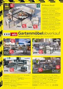Sofa im XXXLutz Möbelhäuser Prospekt "Gartenmöbelabverkauf" mit 8 Seiten (Wolfsburg)