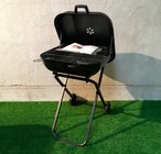 Barbecue charbon de bois valise à roues en promo chez Weldom Pontault-Combault à 54,90 €