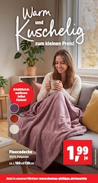 Fleecedecke Angebot im aktuellen Thomas Philipps Prospekt auf Seite 2