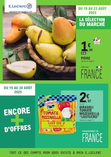 Prospectus E.Leclerc de la semaine "E.LECLERC" avec 1 pages, valide du 19/08/2025 au 30/08/2025 pour Rouen et alentours