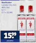 London Dry Gin Angebote von Beefeater bei Getränkewelt Oberhausen für 15,99 €