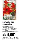 Sämereien Angebote von GROW by OBI bei OBI Hamburg für 0,99 €