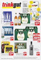 Aktueller Trinkgut Prospekt mit Cola, "Aktuelle Angebote", Seite 1