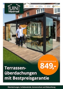 Tuin Maximall Prospekt Terrassenüberdachungen mit Bestpreisgarantie mit  Seiten in Bottrop und Umgebung