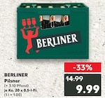 Pilsner im Angebot bei Kaufland in Gütersloh Pilsner Angebote von Berliner bei Kaufland Gütersloh für 9,99 €