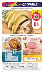 Prix et réduction Banane dans le prospectus U Express en cours Offre Banane dans le catalogue U Express du moment à la page 6
