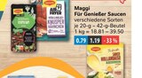 Maggi im V-Markt Prospekt Für Genießer Saucen von Maggi im aktuellen V-Markt Prospekt für 0,79 €