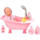 Poupon avec baignoire et douche Dolly Star - Action à 14,95 € dans le catalogue Action