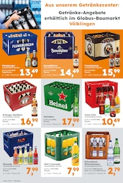 Cola im Globus-Baumarkt Prospekt in Völklingen Aktueller Globus-Baumarkt Prospekt mit Cola, "Immer eine Idee besser", Seite 9