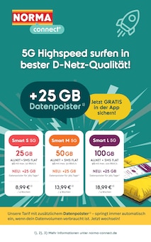 Smartphone im Norma Prospekt "Mehr fürs Geld" mit 21 Seiten (Ulm)