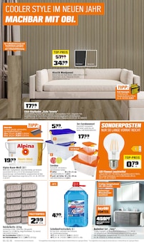 Aktueller OBI Prospekt (Herborn, 10 Seiten zum blättern OBI Prospekt COOLER STYLE IM NEUEN JAHR MACHBAR MIT OBI. mit 10 Seiten