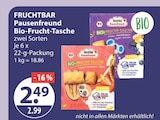 Pausenfreund Bio-Frucht-Tasche im Angebot bei V-Markt in Regensburg Pausenfreund Bio-Frucht-Tasche Angebote von FRUCHTBAR bei V-Markt Regensburg für 2,49 €