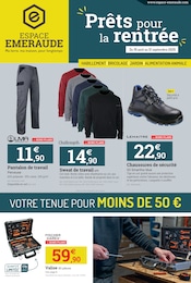 Catalogue Espace Emeraude à Estancarbon, avec 16 pages Prospectus Espace Emeraude à Estancarbon, "Prêts pour la rentrée", 16 pages, 19/08/2026 - 12/09/2026