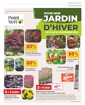 Catalogue Jardineries & Animaleries Point Vert en cours à Bidos et alentours, "POUR MON JARDIN D'HIVER", 4 pages, 06/11/2024 - 24/11/2024