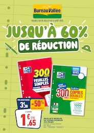 Catalogue Librairies & Culture de Bureau Vallée à Plérin, avec 26 pages Prospectus Librairies & Culture de Bureau Vallée à Plérin: "JUSQU’À 60% DE RÉDUCTION", 26 pages, 28/07/2025 - 16/08/2025
