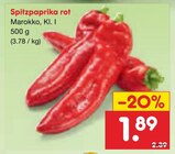 Aktuelles Spitzpaprika rot Angebot bei Netto Marken-Discount in Cottbus ab 1,89 €