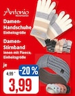 Damen-Handschuhe oder Damen-Stirnband Angebote von Antonio bei Kaufhaus Stolz Rostock für 3,99 €