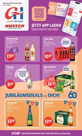 Aktueller Huster Prospekt mit Cola, "Aktuelle Angebote", Seite 1
