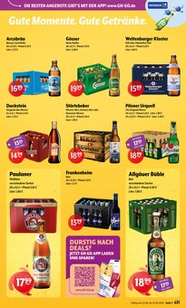 Bier im Getränke Hoffmann Prospekt "Aktuelle Angebote" mit 8 Seiten (Rheda-Wiedenbrück)