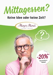 Aktueller Meyer Menü Weitere Geschäfte Prospekt in Neulingen und Umgebung, "Mittagessen? Keine Idee oder keine Zeit?" mit 4 Seiten, 11.12.2025 - 17.12.2025