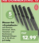 Messer-Set Crystaltech Angebote bei Kaufland Wismar für 12,99 €