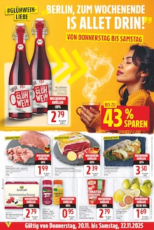 Glühwein im aktuellen E center Prospekt (Berlin) Glühwein im E center Prospekt "Aktuelle Angebote" mit 26 Seiten (Berlin)