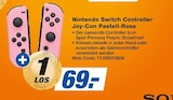 Aktuelles Nintendo Switch Controller Joy-Con Pastell-Rosa Angebot bei expert in Lübeck ab 69,00 €