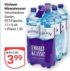 Aktuelle Mineralwasser Angebote bei GLOBUS in Mannheim Aktuelles Mineralwasser Angebot bei GLOBUS in Mannheim ab 3,99 €