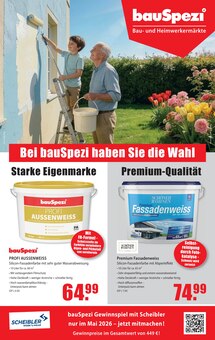 bauSpezi Prospekt Bei bauSpezi haben Sie die Wahl. mit 6 Seiten