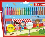 24 feutres de coloriage pointe moyenne power - STABILO dans le catalogue Intermarché