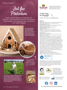 Weihnachtsgebäck im Alnatura Prospekt "Alnatura Magazin" mit 64 Seiten (Essen)