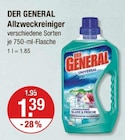 Allzweckreiniger von DER GENERAL im aktuellen V-Markt Prospekt für 1,39 €