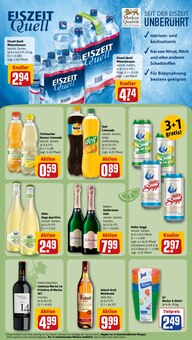 Wasser im aktuellen REWE Prospekt (Heidelberg) Wasser im REWE Prospekt "Dein Markt" mit 34 Seiten (Heidelberg)