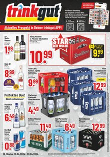 Aktueller Trinkgut Prospekt "Aktuelle Angebote" Seite 1 von 6 Seiten für Sarstedt