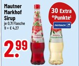 Sirup im Angebot bei Trinkgut in Ingolstadt Sirup Angebote von Mautner Markhof bei Trinkgut Ingolstadt für 2,99 €