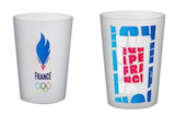 Gobelet décoré Equipe de France des Jeux Olympiques de Paris 2024 dans le catalogue Carrefour Market
