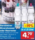 Mineralwasser im Angebot bei Netto Marken-Discount in Regensburg Mineralwasser Angebote von Gerolsteiner bei Netto Marken-Discount Regensburg für 4,79 €