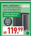 Aktuelles Metall-Gerätehaus Angebot bei Marktkauf in Duisburg ab 119,99 €
