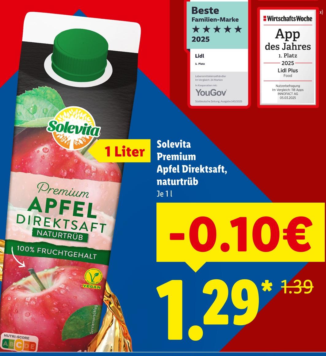 Premium Apfel Direktsaft, naturtrüb