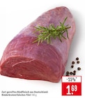 Aktuelle Rindfleisch Angebote bei Marktkauf in Freiburg (Breisgau) Aktuelles Zart gereiftes Rindfleisch aus Deutschland: Rinderbraten/falsches Filet Angebot bei Marktkauf in Freiburg (Breisgau) ab 1,69 €